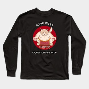 Sumo Kitty Grand Sumo Fighter Long Sleeve T-Shirt